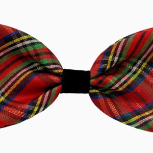 Huxley & Kent Pet Bow Tie Christmas Plaid Small