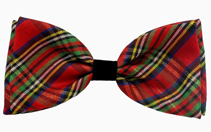 Huxley & Kent Pet Bow Tie Christmas Plaid Small Huxley & Kent Pet Bow Tie Christmas Plaid Small