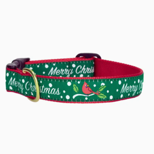 UpCountry Merry Christmas Holiday Collar XS