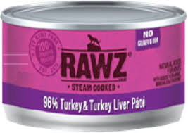 RAWZ Turkey pate 3oz canned cat food