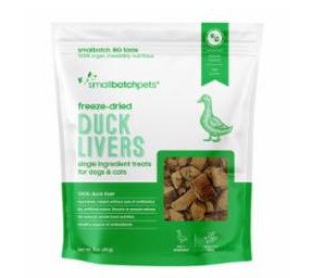 Small Batch Duck Liver Treats 4oz