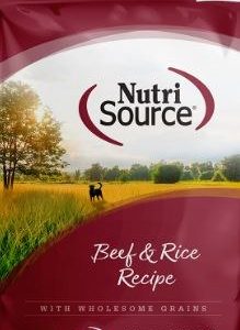 NutriSource Beef & Rice 4# Dog Food