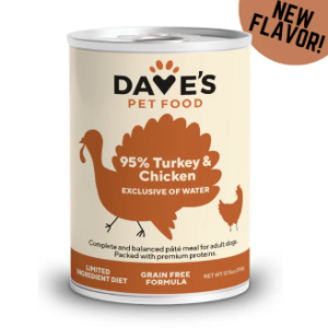Dave's 95% Chicken and Turkey 13oz can