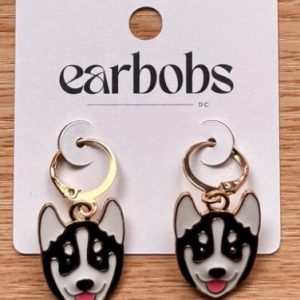 EarBobs Husky Huggies Earrings