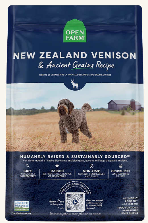 View of Open Farm - Venison & Ancient Grains - 4# Dog Food - Retail Store