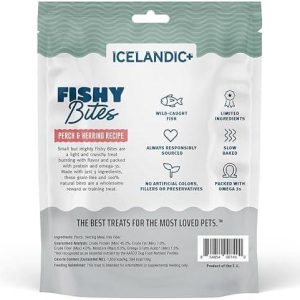 icelandic+ Fishy Bites: Perch & Herring 2oz Dog Treat