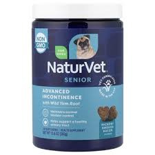 NaturVet Incontinence Senior Advanced 120 Count Chews 12.6oz