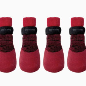 FouFou Rubber Dipped Socks Red XS