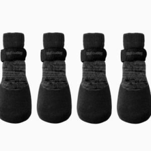 FouFou Rubber Dipped Socks Black XS