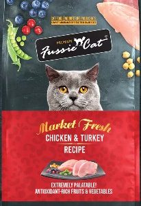 Fussie Cat Turkey & Chicken 3.5# Cat Food