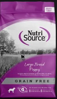 NutriSource - Grain-Free Large Breed Puppy - 12# Puppy Food - Retail Store - Grain Free Large Breed Dog Food With Butternut Squash