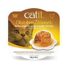 Catit Chicken Liver & Sweet Potato Dinner 2.8oz Wet Cat Food