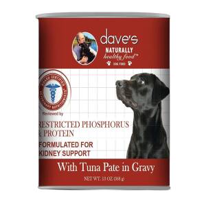 Dave's Low Phosphorus & Protein Tuna 5.5oz Dog Food Can