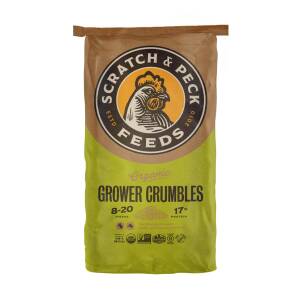 Scratch & Peck Chicken/Duck Grower Crumbles 35#