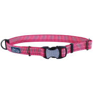 K9 Explorer Large 18" 26" pink reflective dog collar