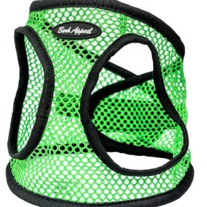 Bark Appeal Netted Mesh EZ Wrap Harness Green Small