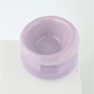 PEHOM Souffle Pet Bowl Purple