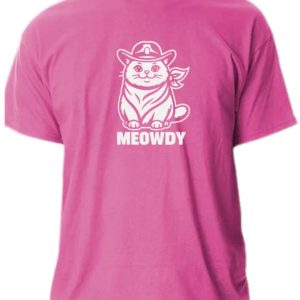 EarBobs Meowdy Shirt Pink Medium