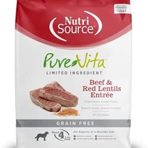 Pure Vita Beef & Lentil 4# Dog Food