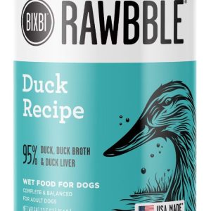 Bixbi Rawbble Duck 12.5oz Dog Food Can