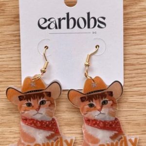 EarBobs Meowdy Ya'll Earrings