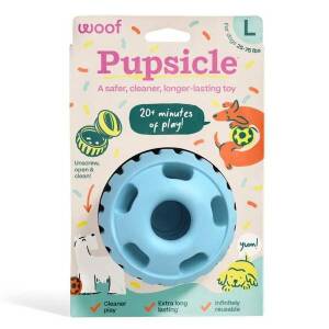 Woof Pupsicle Birthday Blue Extra Large