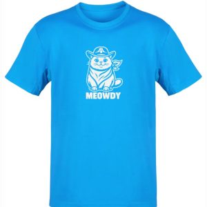 EarBobs Meowdy Shirt Blue Small