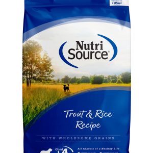 NutriSource Trout & Rice 4# Dog Food