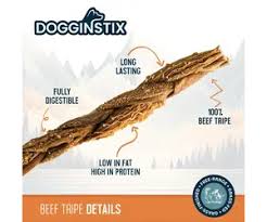 DogginStix 12" Braided Beef Tripe
