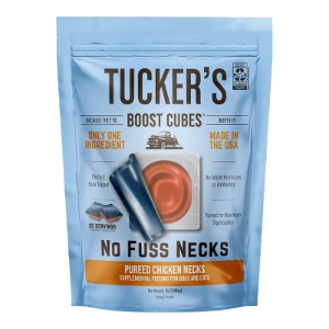Tucker's Frozen Boost Cubes Chicken Necks 1#