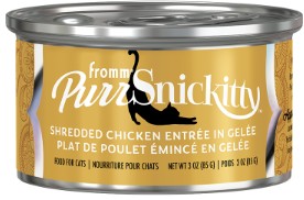 Fromm Purrsnickitty Shredded Chicken Entree in Gelée Cat Food Premium Wet Cat Food Chicken Recipe