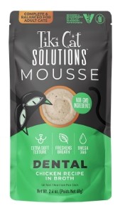 Tiki Cat Dental 2.4oz Cat Food Mousse