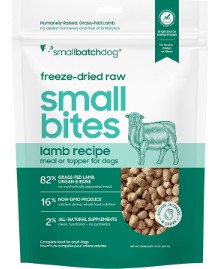 Small Batch Freeze Dried Small Bites 19oz Lamb Dog food