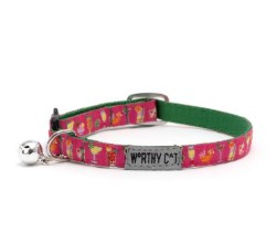 The Worthy Dog Summer Cheer Cat Collar