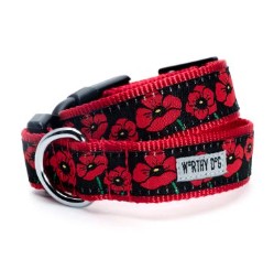 The Worthy Dog Poppies Collar XSM