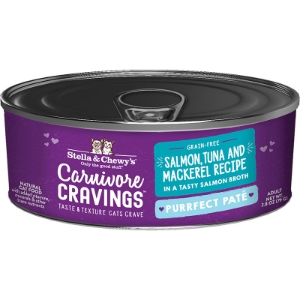 Stella & Chewy's Salmon, Tuna & Mackerel Pate 2.8oz Cat Food Can