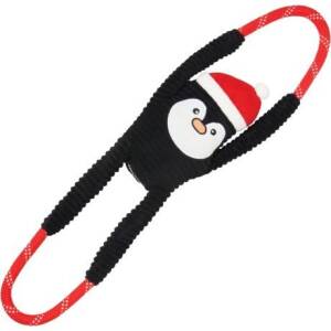 Zippy Paws Holiday Ropetugz Penguin Dog Toy