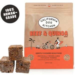 California Dog Kitchen Beef & Quinoa 1# Gently Cooked Dog Food