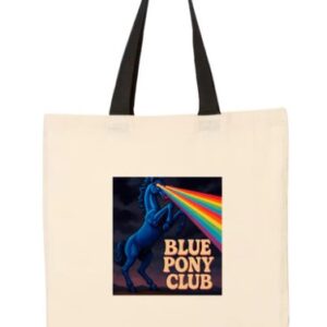 EarBobs Blue Pony Club Tote Bag