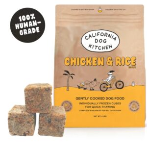 California Dog Kitchen Chicken & Rice 1# Gently Cooked Dog Food