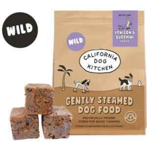 California Dog Kitchen Venison & Zucchini 1# Gently Cooked Dog Food
