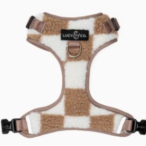 Lucy & Co. No Pull Dog Harness Playing Checkers Large