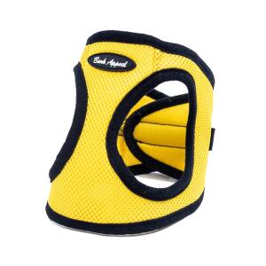 Bark Appeal Yellow Mesh Harness LG