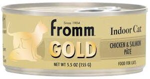 Fromm Indoor Gold Chicken & Salmon Pate Cat Food Premium Wet Cat Food Chicken Recipe