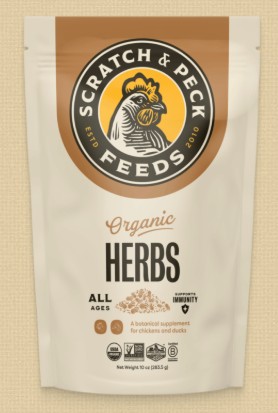 Scratch & Peck Organic Herbs 10oz Scratch & Peck Organic Herbs 10oz