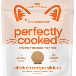Small Batch Perfectly Cooked Chicken 2# Lightly Cooked Cat Food