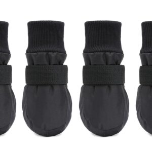 Alldogboots Soft Sole Waterproof Winter Dog Booties | Snow, Fleece