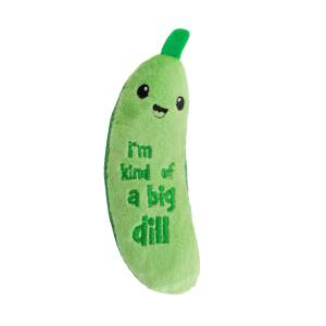 Catstages Crunchy Pickle Kicker Dental Cat Toy green