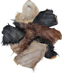Fuzzy Beef Ears hardy dog chews