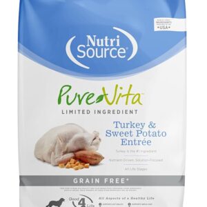 Pure Vita Turkey & Sweet Potato 12# Dog Food